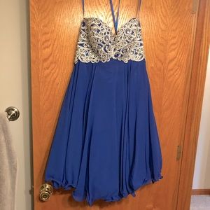Blue dress